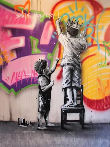 Graffiti Yapan Çocuklar