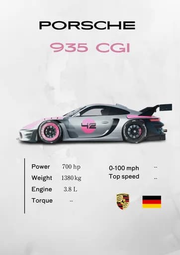 Porsche 935 CGI