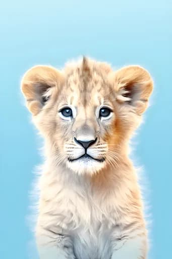 Sevimli Aslan Yavrusu