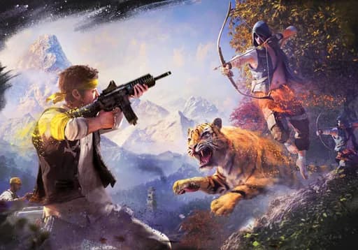 Far Cry 4 Ajay Ghale Ve Kaplan