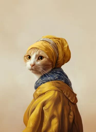Cat With The Pearl
