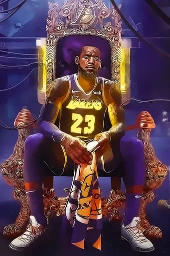 Tahtta Oturan LeBron James