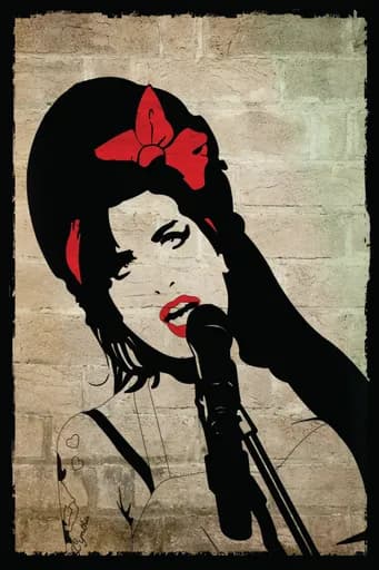 Amy Winehouse Stencil Portresi